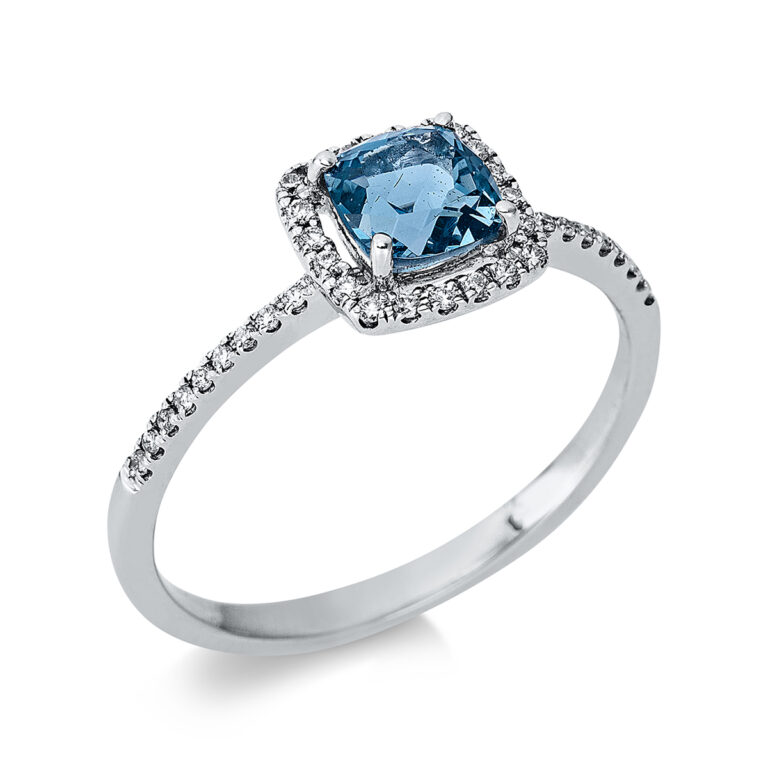 Ring 4er-Krappe 18 kt WG