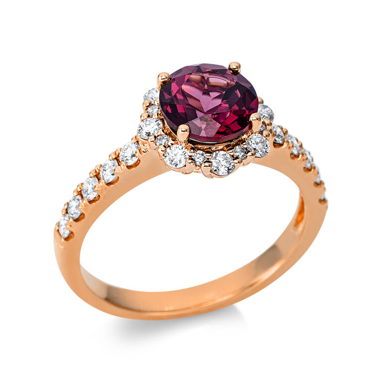 Ring 4er-Krappe 18 kt RG