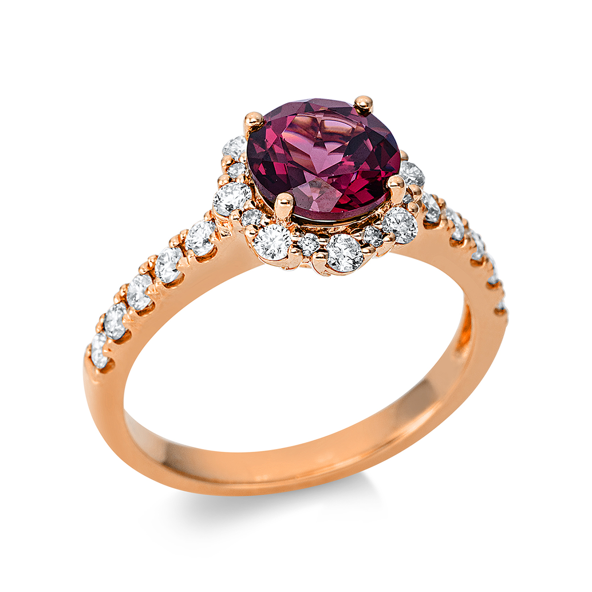 Ring 4er-Krappe 18 kt RG