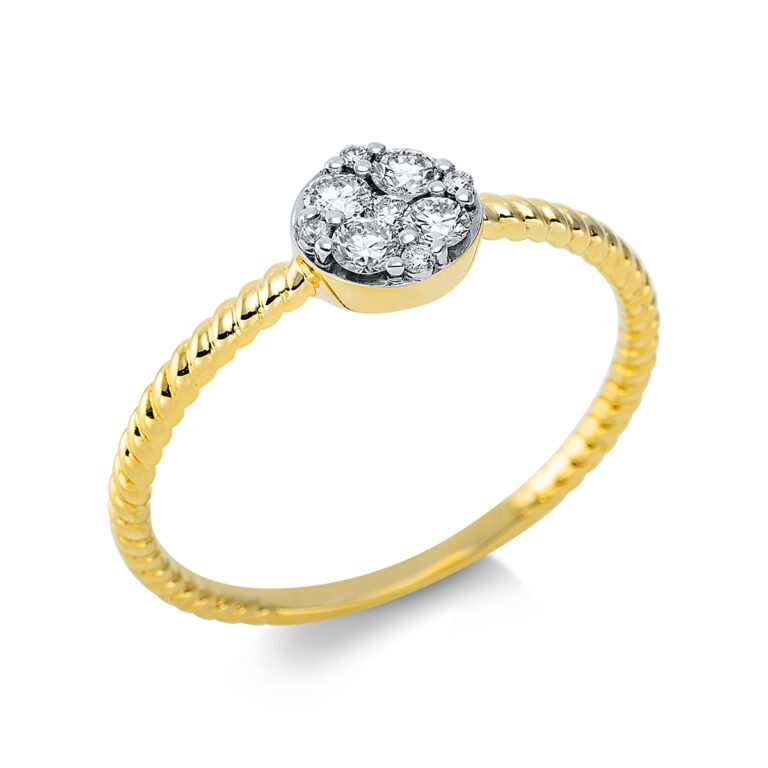 Ring 18 kt GG "Kreis"