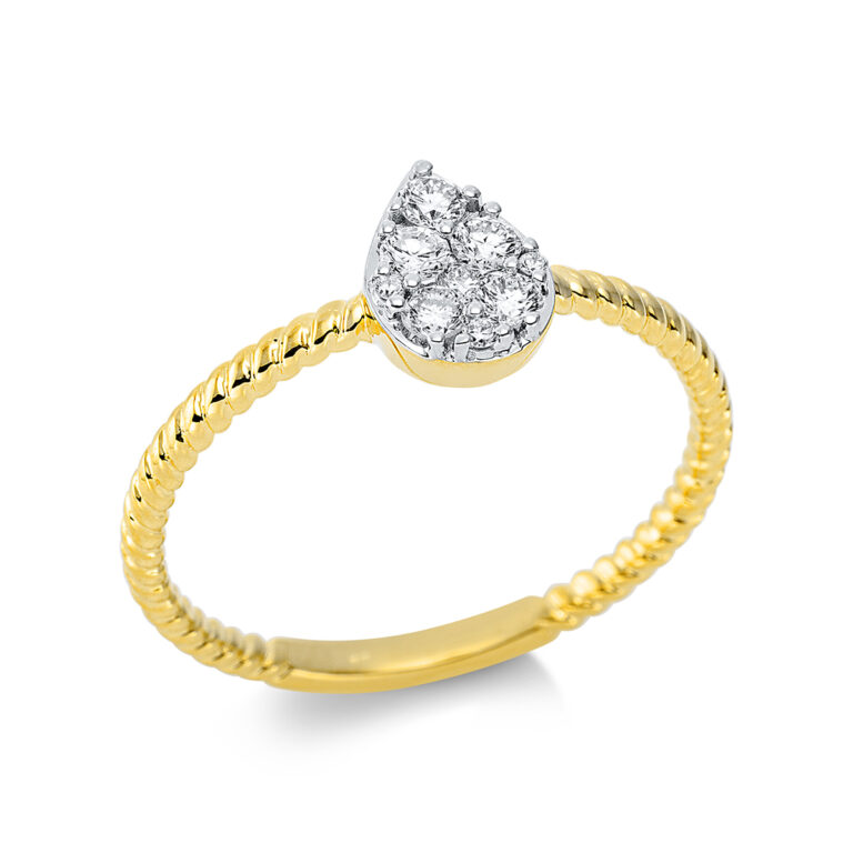Ring 18 kt GG "Tropfen"