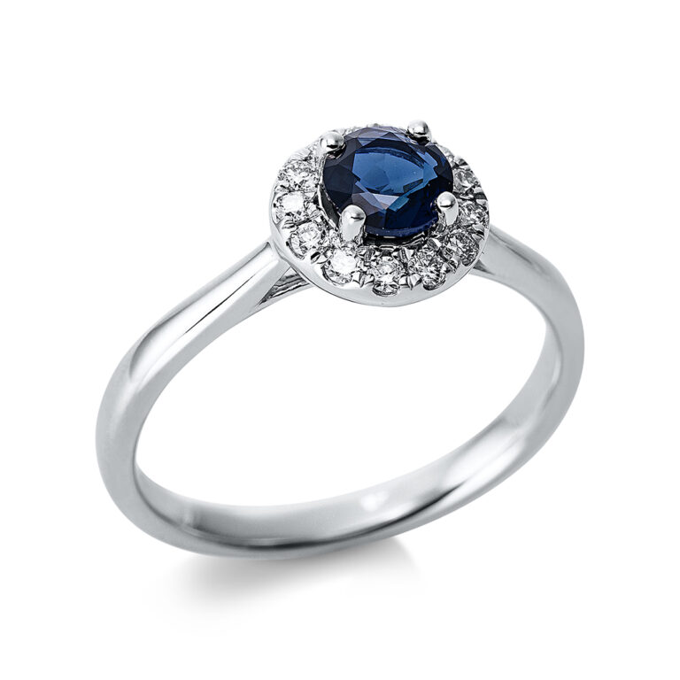 Ring 4er-Krappe 18 kt WG