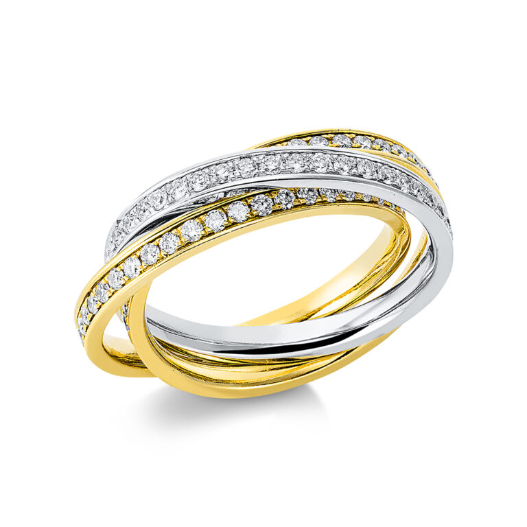 Ring 18 kt GG+WG