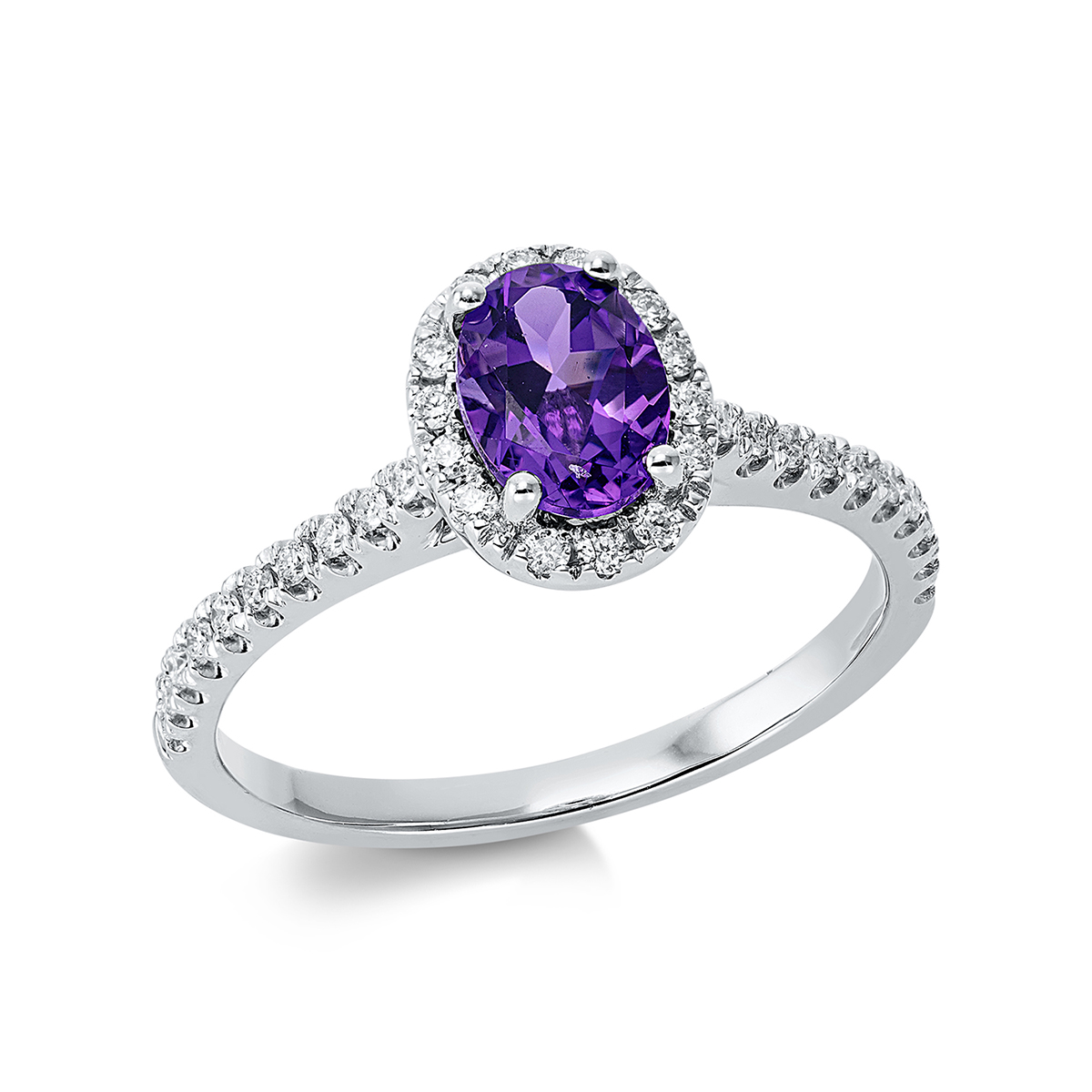 Ring 4er-Krappe 18 kt WG