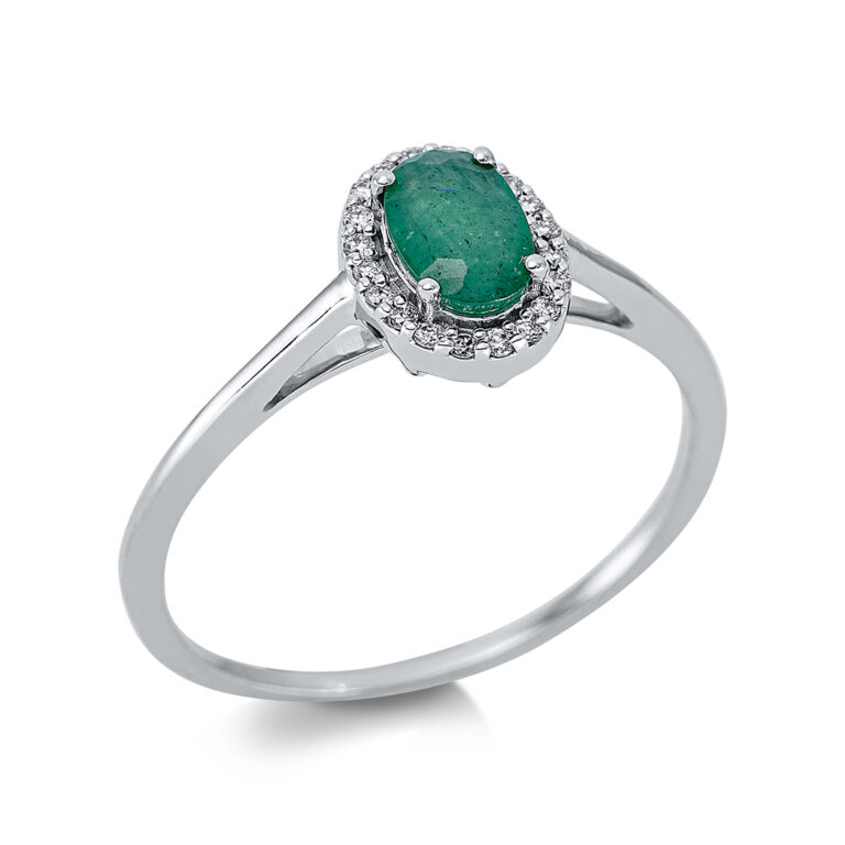 Ring 4er-Krappe 18 kt WG