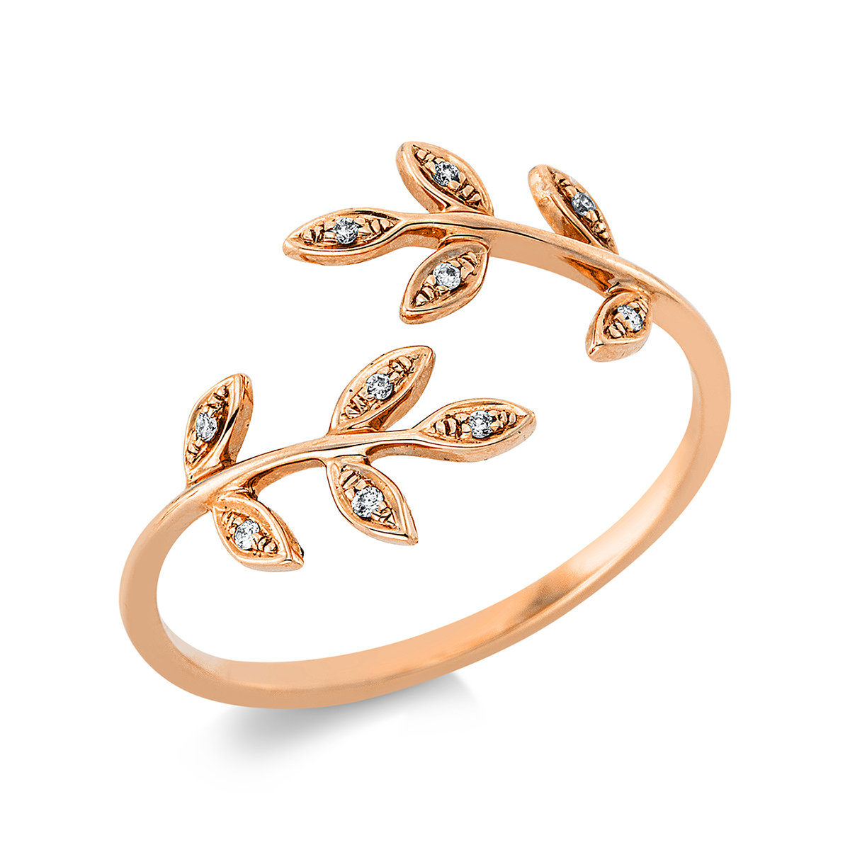 Ring 18 kt RG "Blatt"