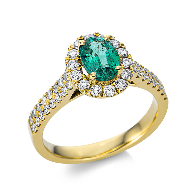 Ring 4er-Krappe 18 kt GG