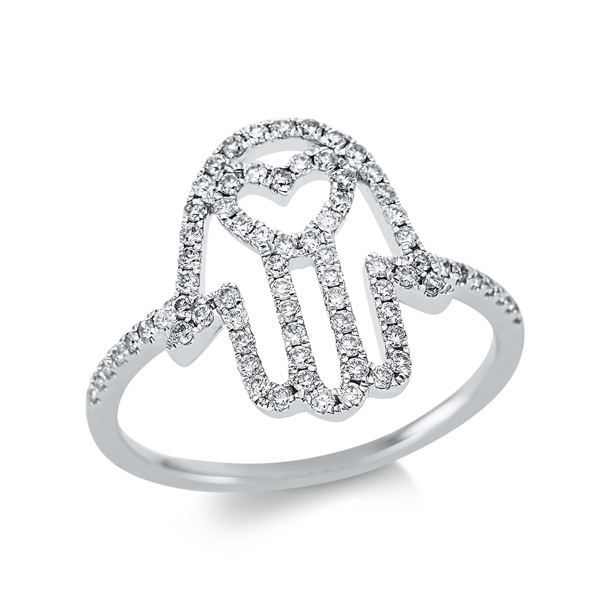 Ring 18 kt WG "Hand"