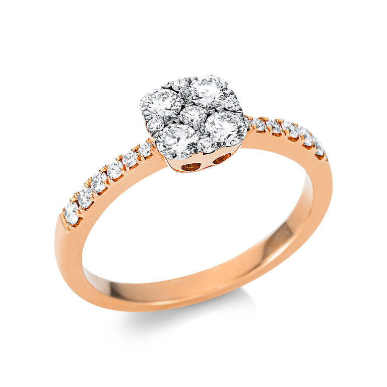 Ring 18 kt RG+WG