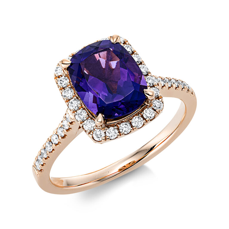Ring 4er-Krappe 18 kt RG