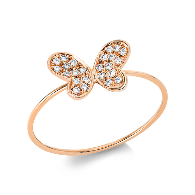 Ring 18 kt RG "Schmetterling"