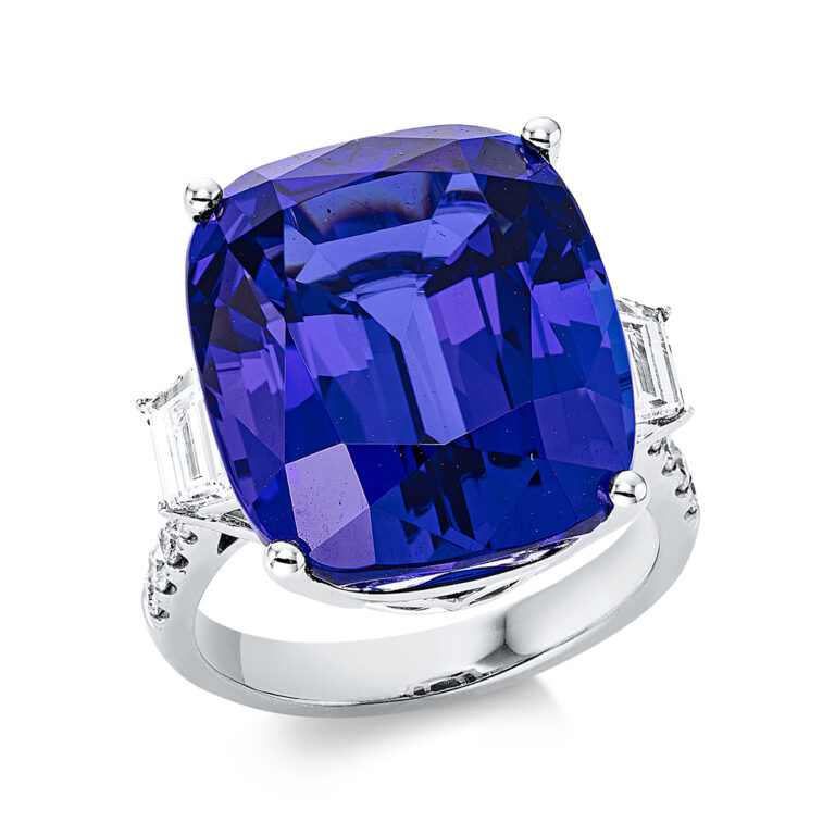 Ring 4er-Krappe 18 kt WG