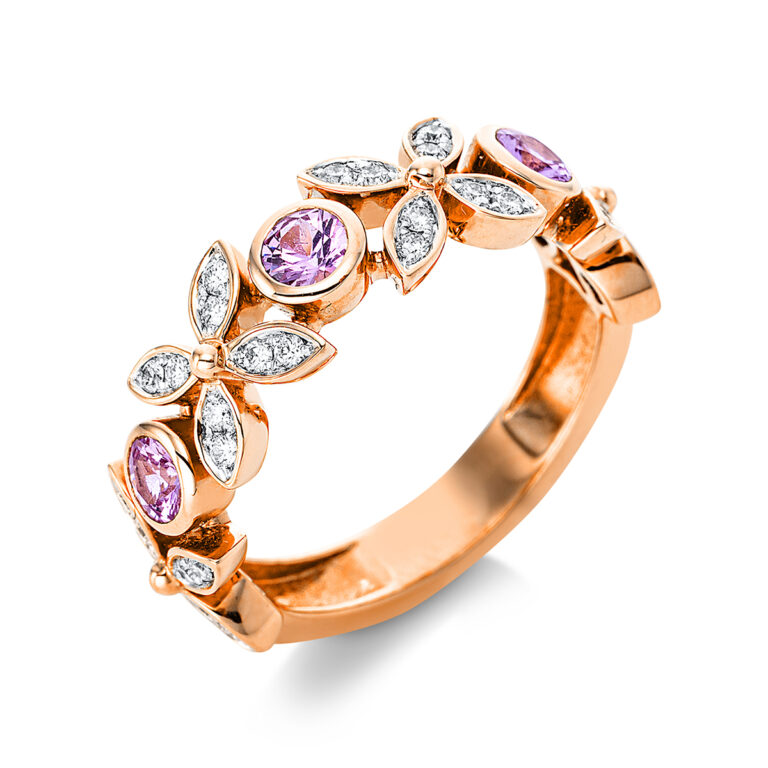 Ring 18 kt RG+WG