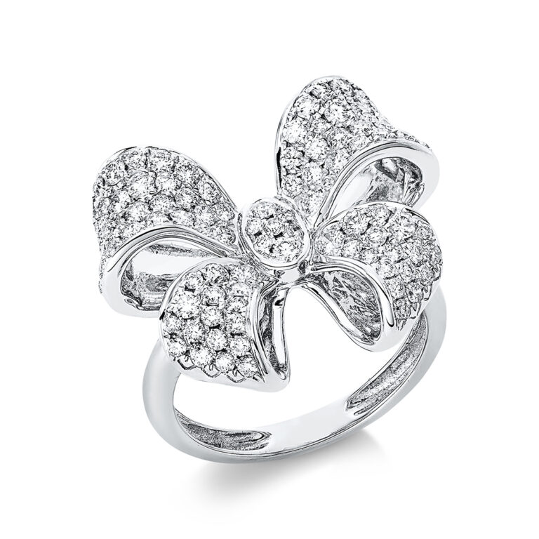 Ring 18 kt WG "Schmetterling"