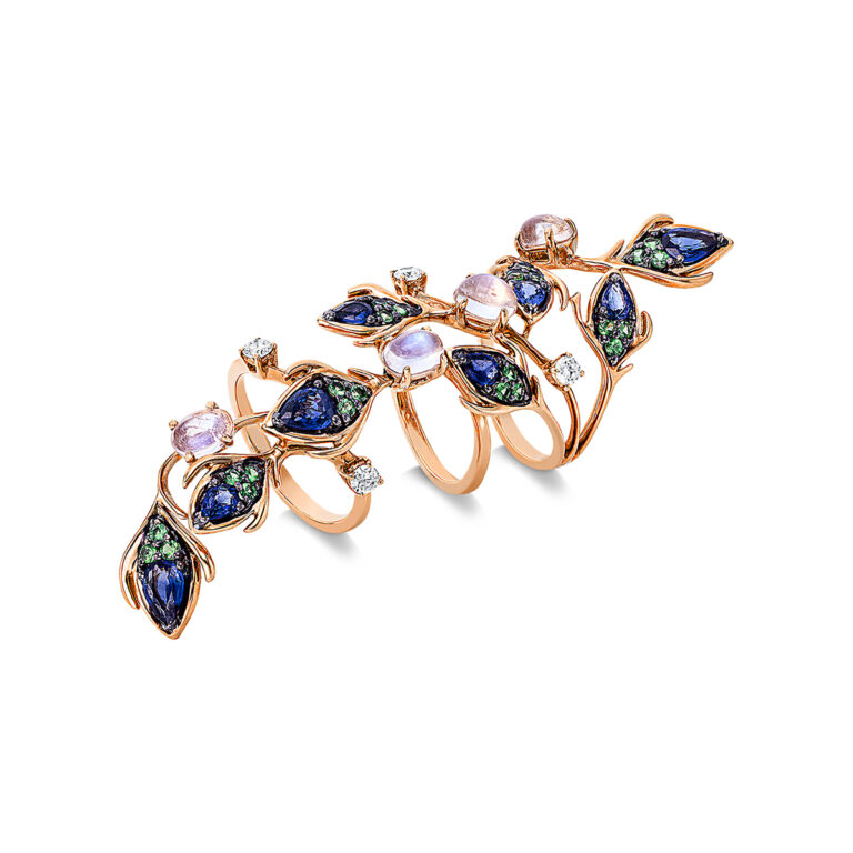 Ring 18 kt RG "Blatt"