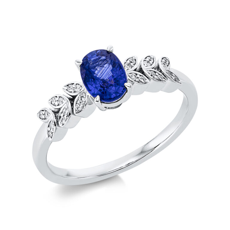 Ring 4er-Krappe 18 kt WG