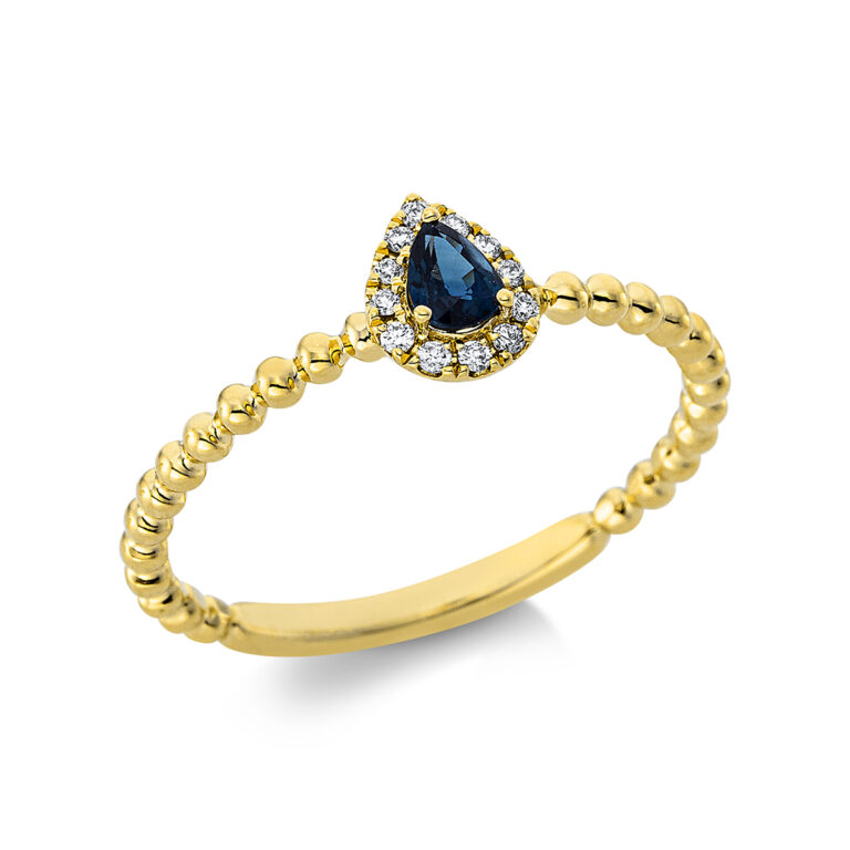 Ring 3er-Krappe 18 kt GG