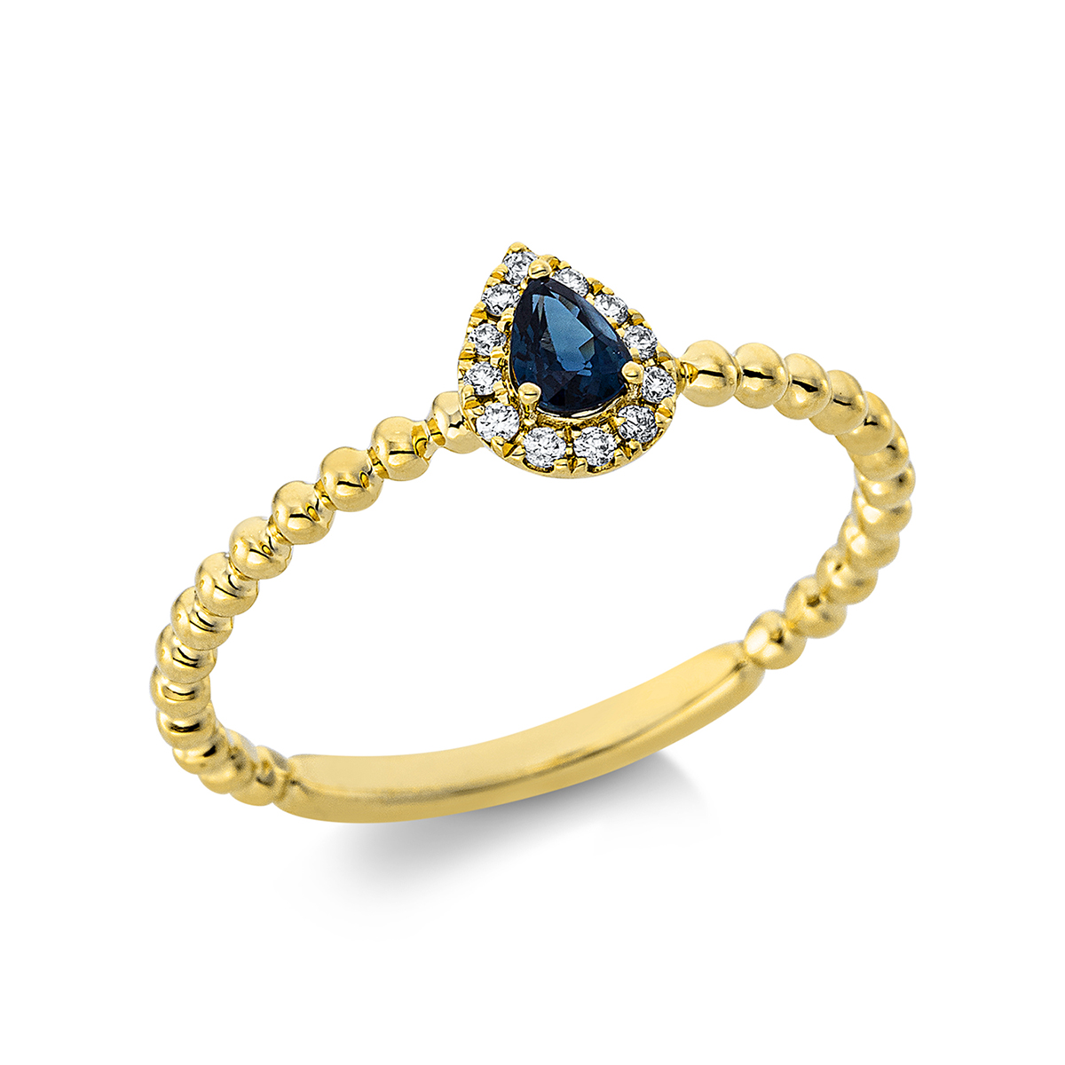 Ring 3er-Krappe 18 kt GG