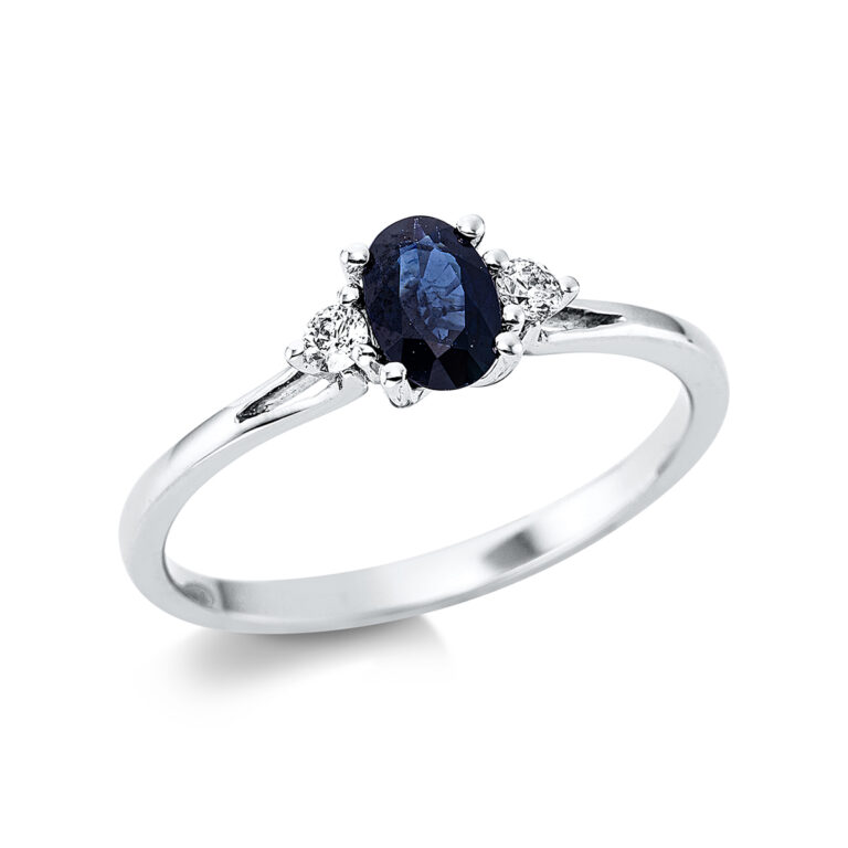 Ring 4er-Krappe 18 kt WG