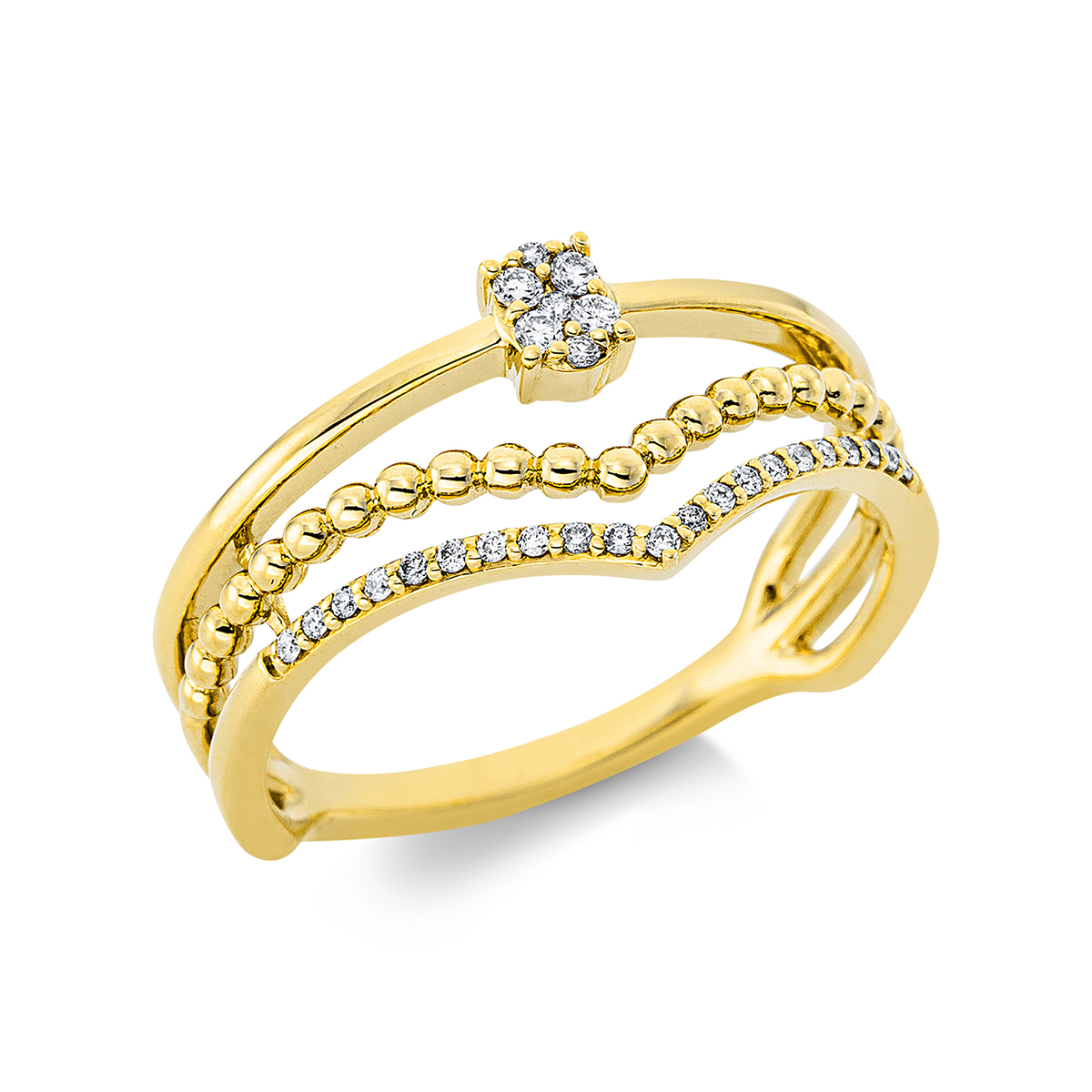 Ring 18 kt GG