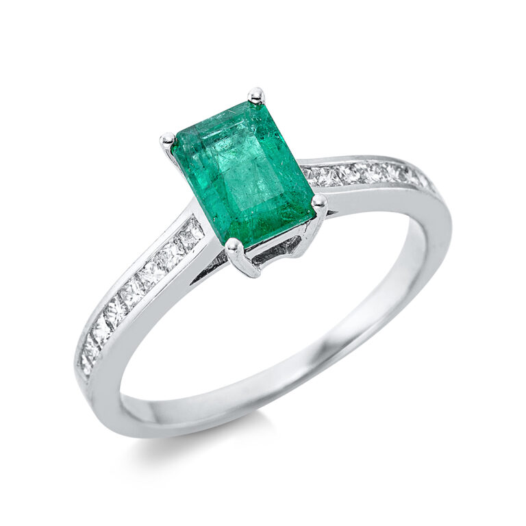 Ring 4er-Krappe 18 kt WG