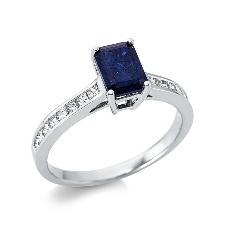 Ring 4er-Krappe 18 kt WG