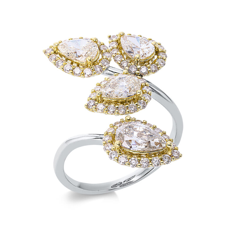 Ring 18 kt WG+GG