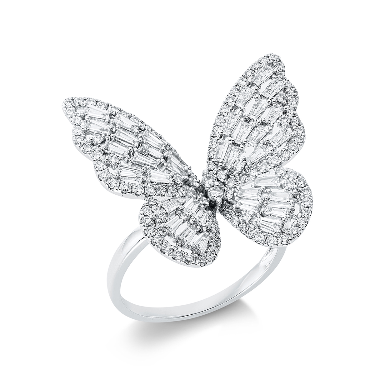 Ring 18 kt WG "Schmetterling"