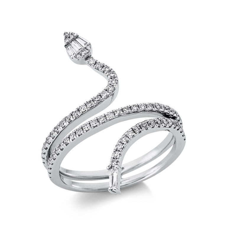 Ring 18 kt WG "schlange"