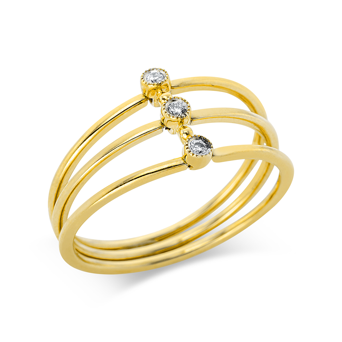 Ring 18 kt GG+WG