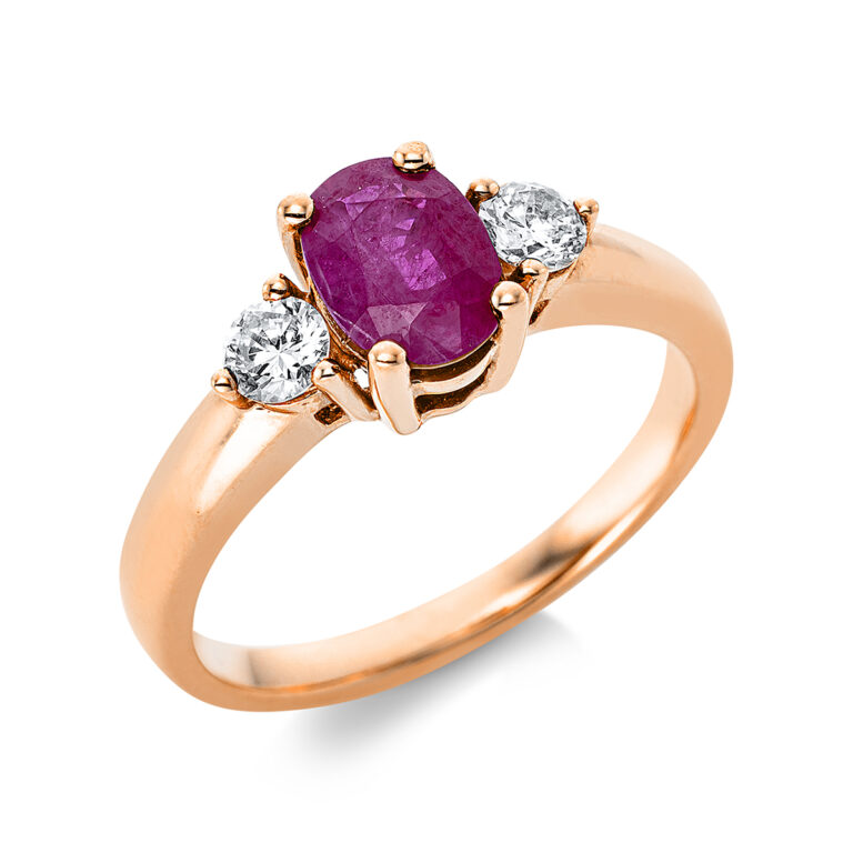 Ring 4er-Krappe 18 kt RG