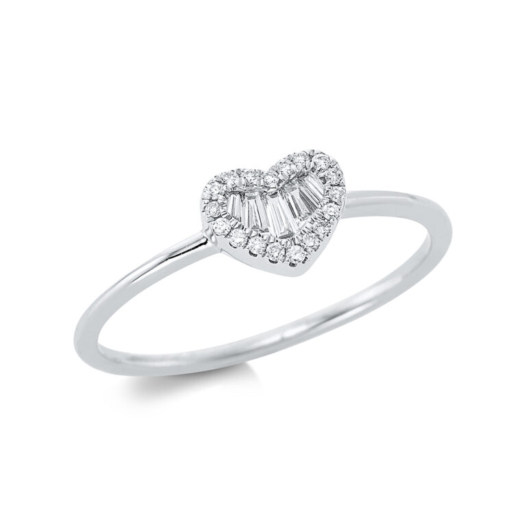 Ring 18 kt WG "Herz"