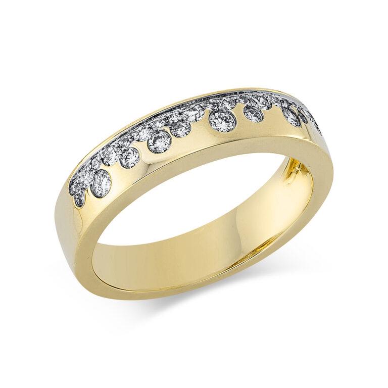 Ring 14 kt GG+WG