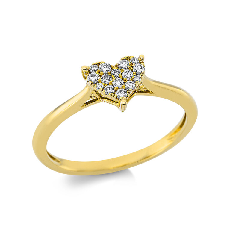 Ring 18 kt GG "Herz"