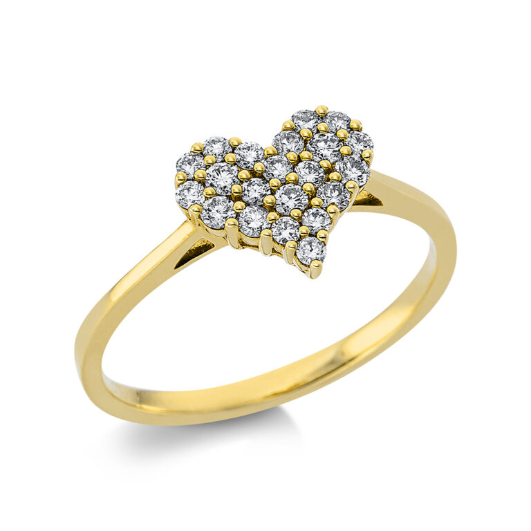 Ring 18 kt GG "Herz"