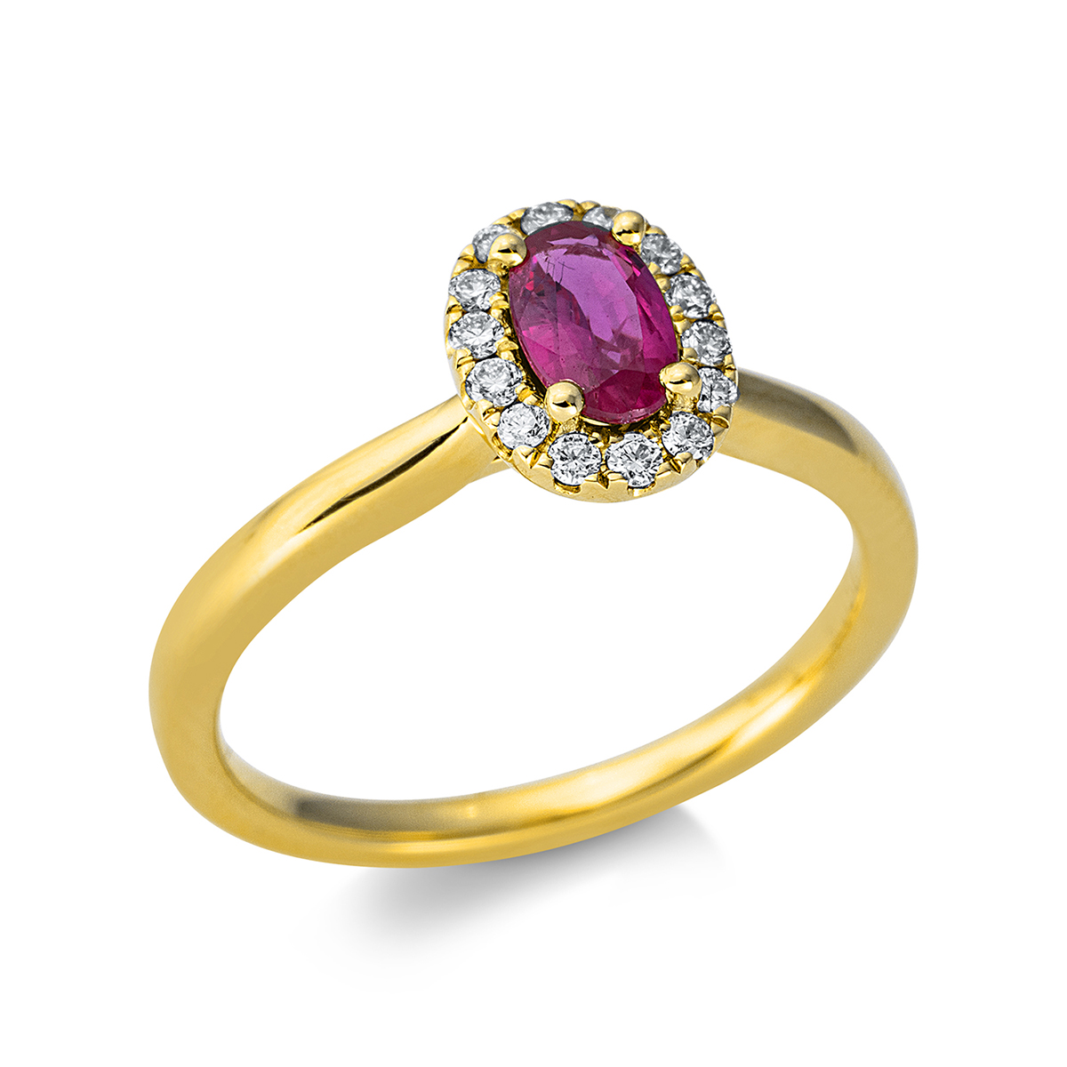 Ring 4er-Krappe 18 kt GG
