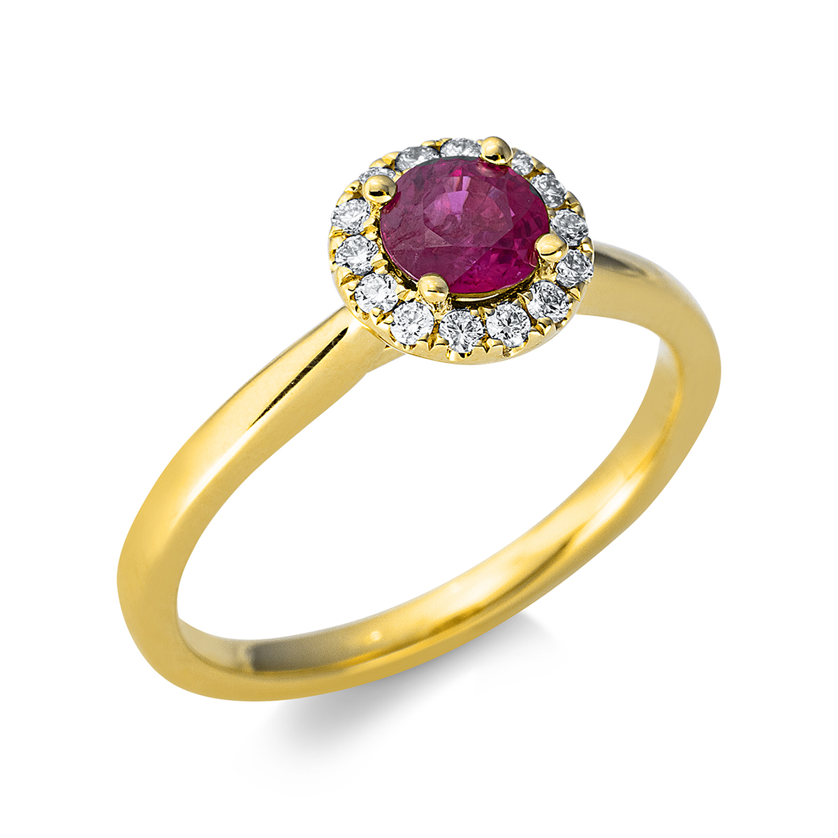 Ring 4er-Krappe 18 kt GG