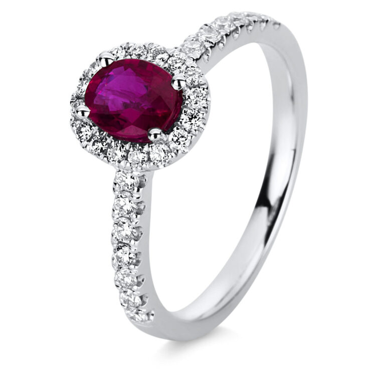 Ring 4er-Krappe 18 kt WG