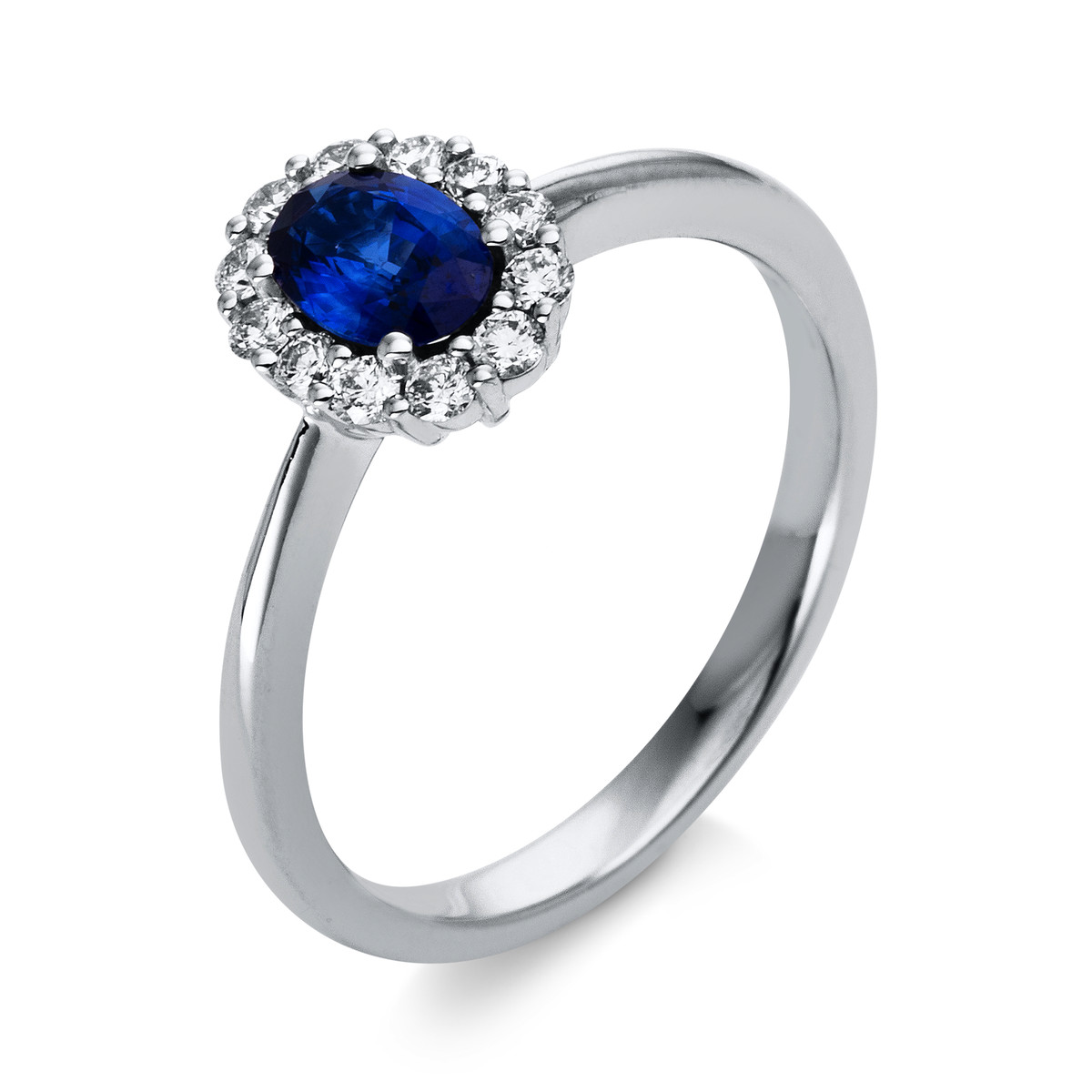 Ring 4er-Krappe 18 kt WG