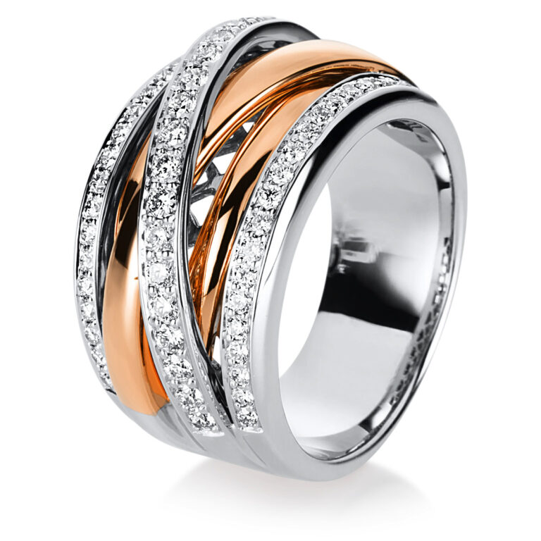 Ring 18 kt WG+RG