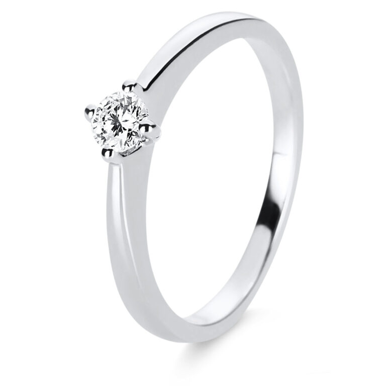 Ring 4er-Krappe 14 kt WG