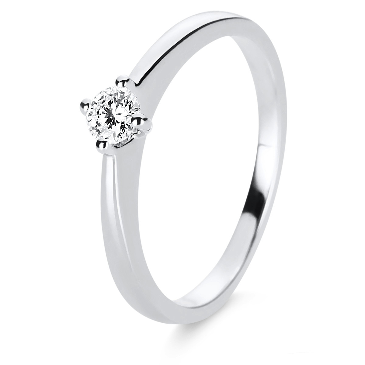 Ring 4er-Krappe 14 kt WG