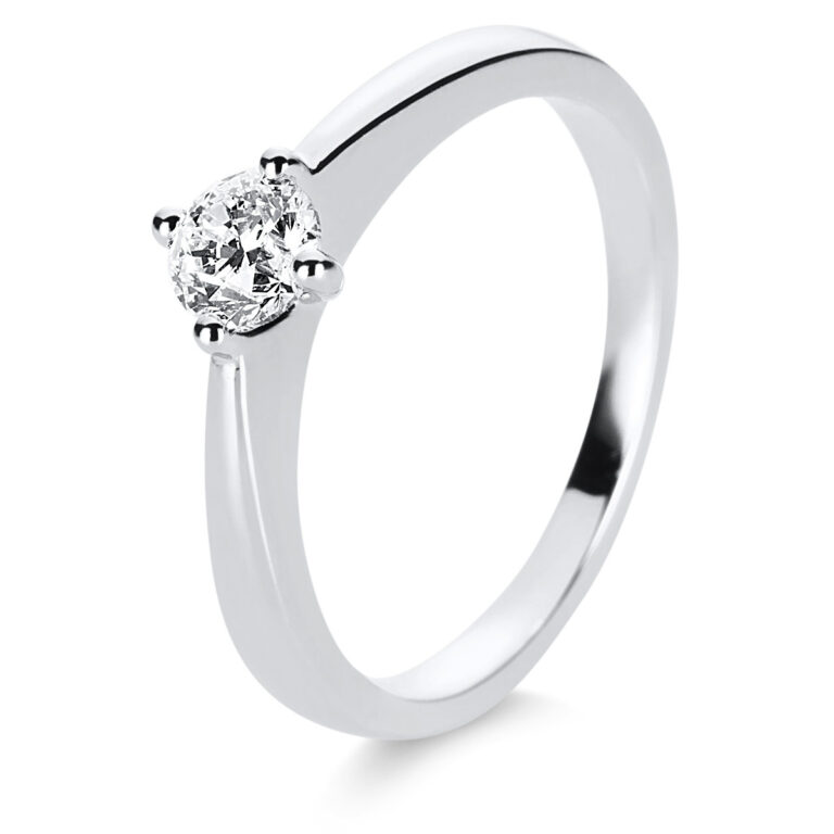 Ring 4er-Krappe 14 kt WG