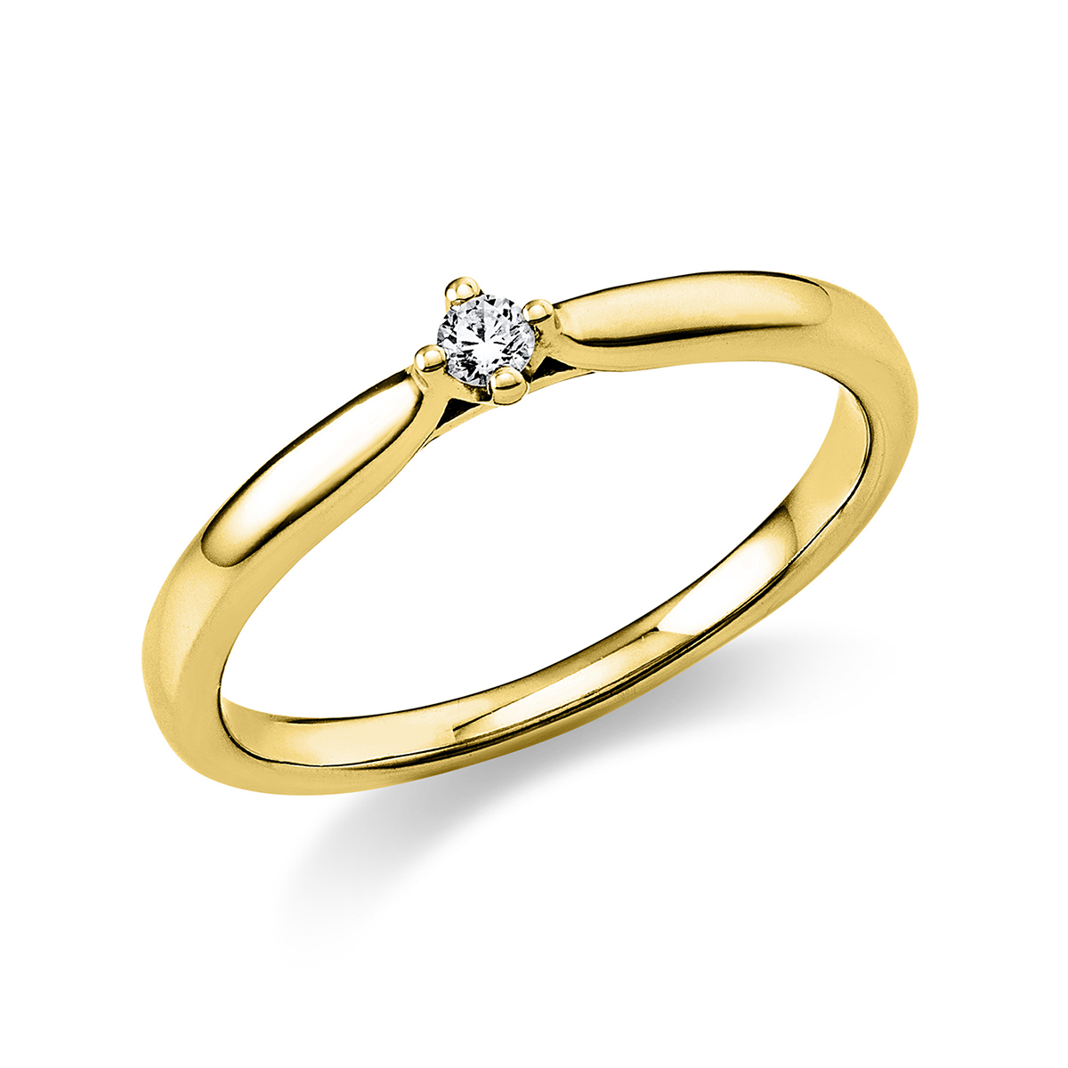 Ring 4er-Krappe 14 kt GG