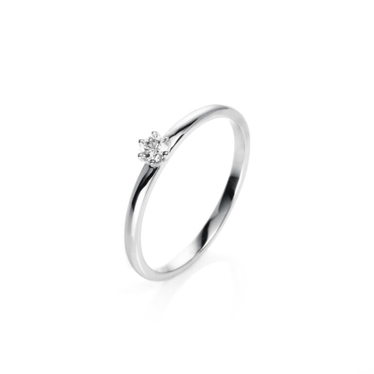 Ring 6er-Krappe 14 kt WG