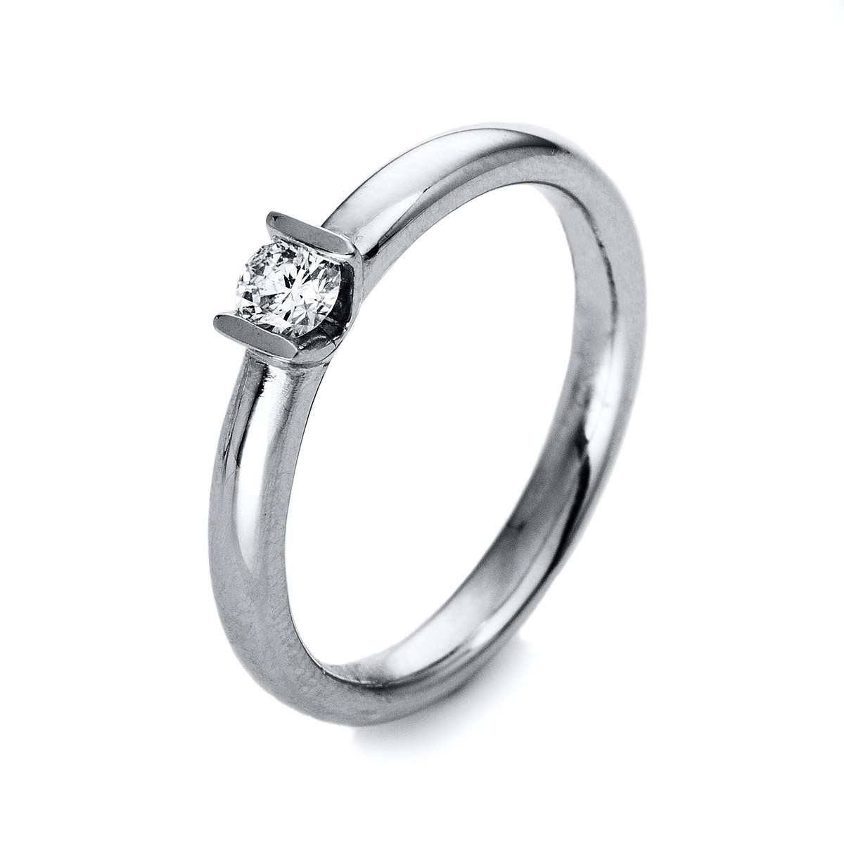 Ring 4er-Krappe 18 kt WG