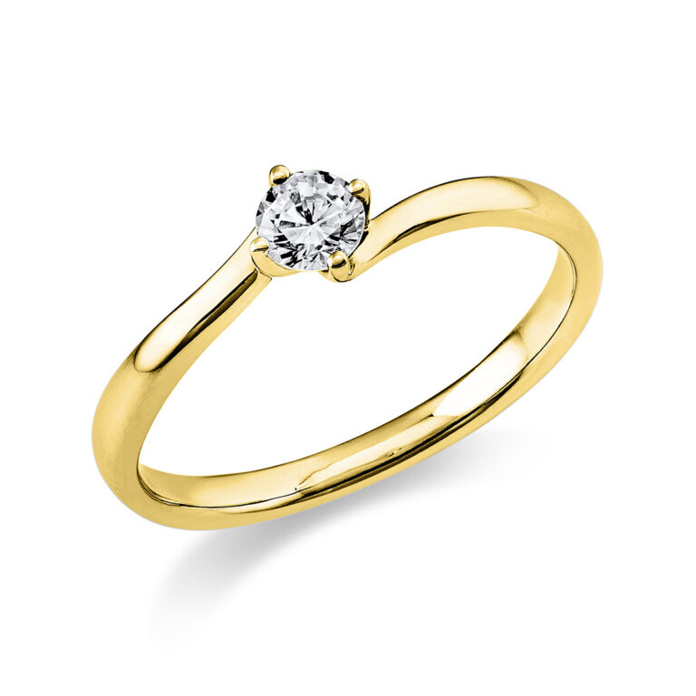 Ring 4er-Krappe 14 kt GG