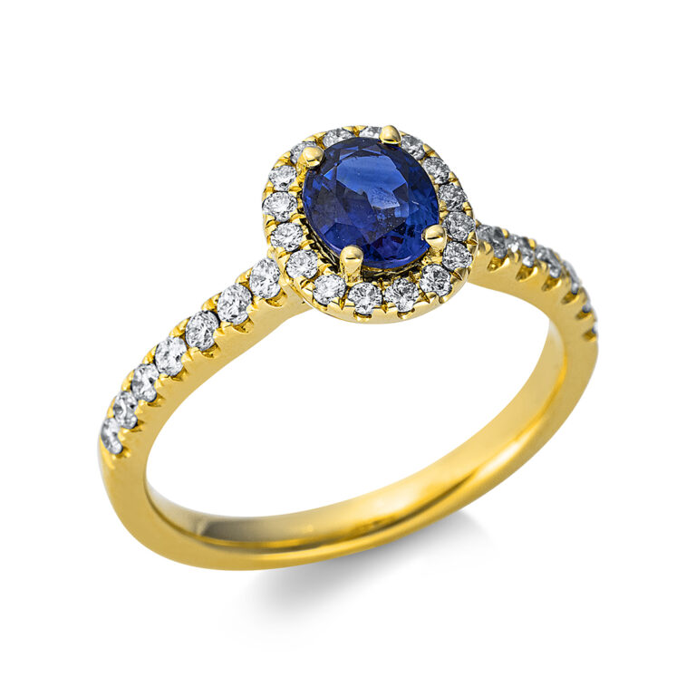 Ring 4er-Krappe 18 kt GG