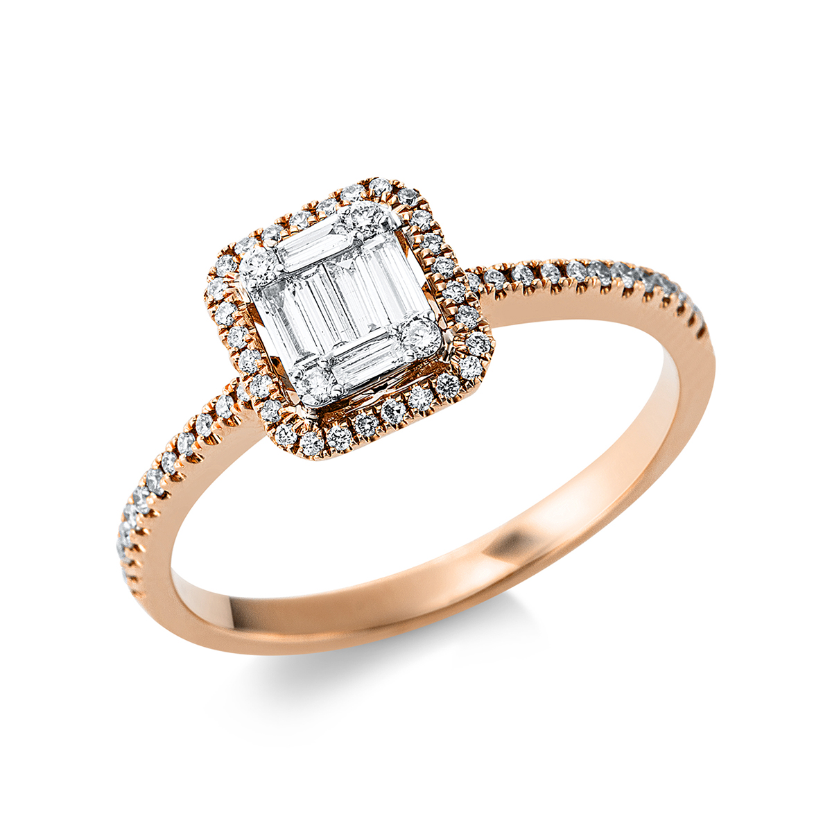 Ring 18 kt RG+WG