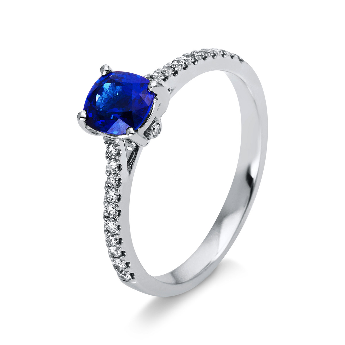 Ring 4er-Krappe 18 kt WG